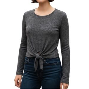 Sky and Sparrow Crop Bottom Tie Long Sleeve
